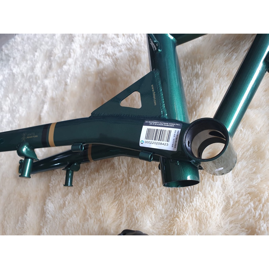 Frame set fnhon Gust Hijau 20 inch V brake