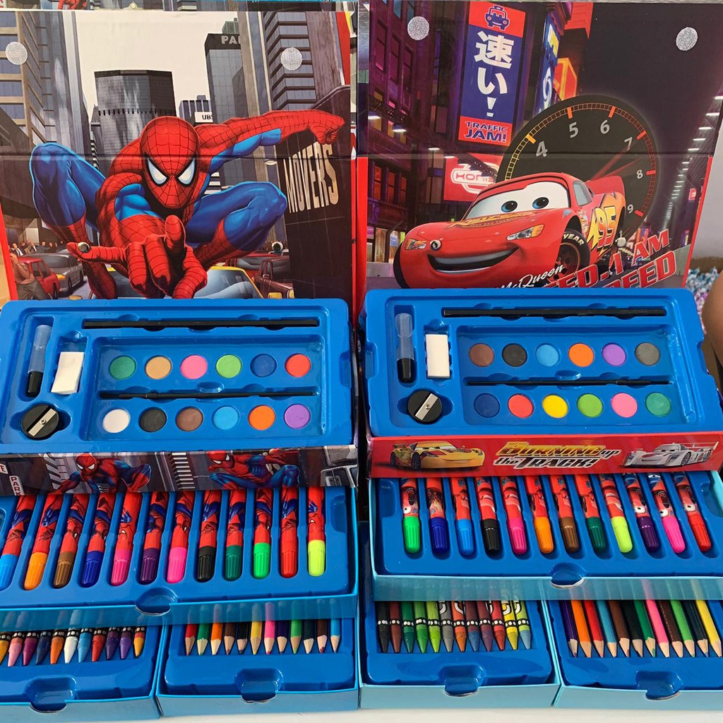 

Colouring Set 54 in1 / Pensil Warna/ Crayon/ Stationary/ Cat air / Colour Pencil