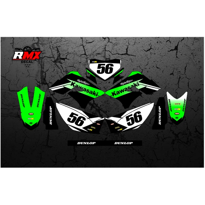 DECAL KLX 150 S/L FULLBODY (007) DEKAL STIKER DTRACKER DTX D-TRACKER LAMA OLD 2009 2010 2011 2012 20