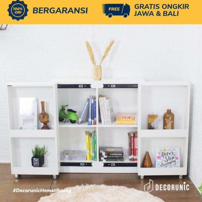 

Lemari Rak Buku Minimalis Buffet Kabinet Buku Serbaguna - Floating Shelf