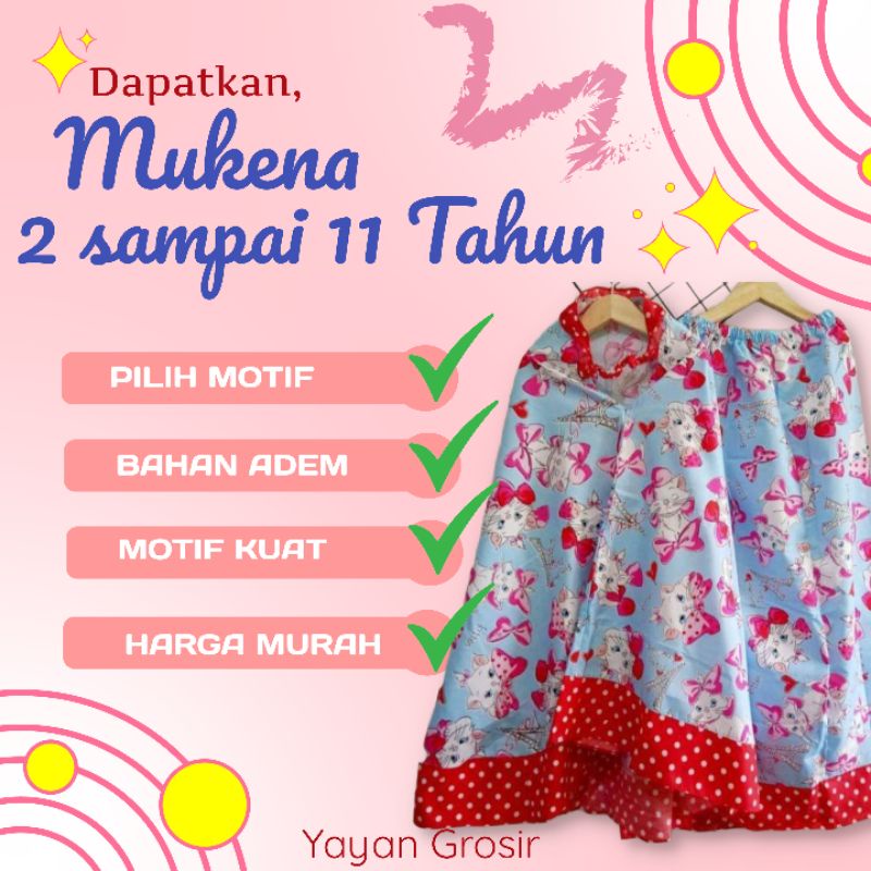 GROSIR MUKENA ANAK // PILIH MOTIF