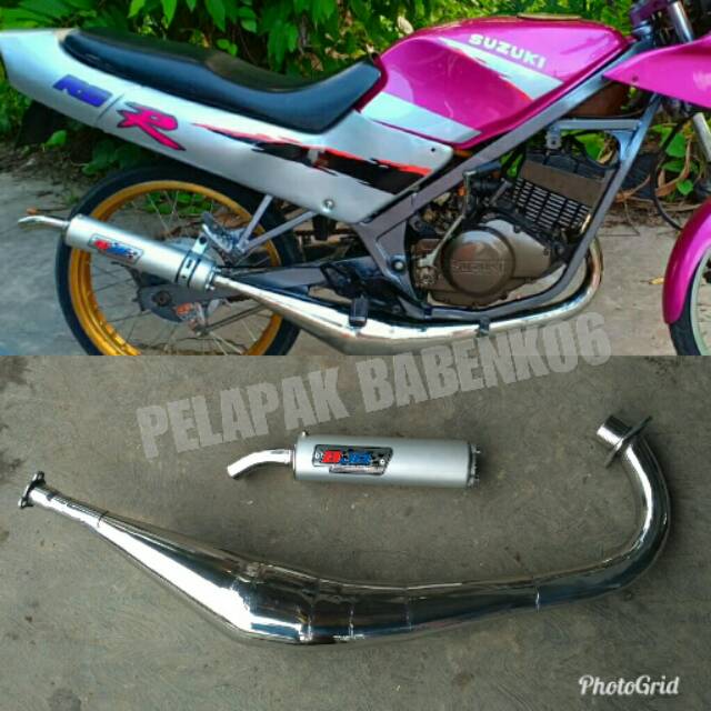 Knalpot suzuki rg150 rgr 150 TXR 150 RGV 150  rgr jumbo sprinter rgv 150  crome