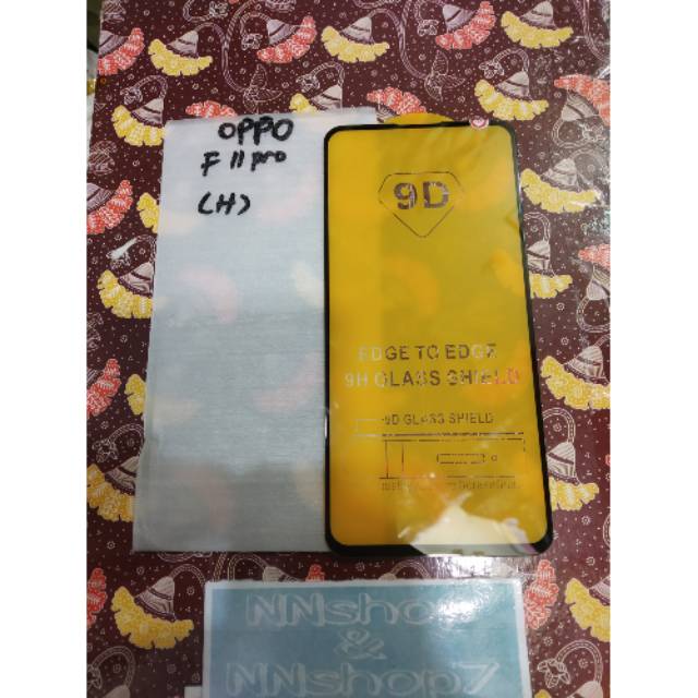 Tempered glass Oppo F11 Pro Anti Gores Oppo F11 Pro Full Layar