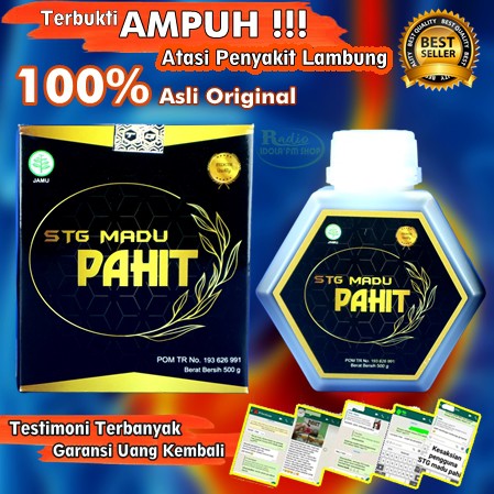 STG MADU PAHIT // OBAT HERBAL SAKIT LAMBUNG MADU HITAM PAHIT PLUS PROPOLIS MADU HITAM