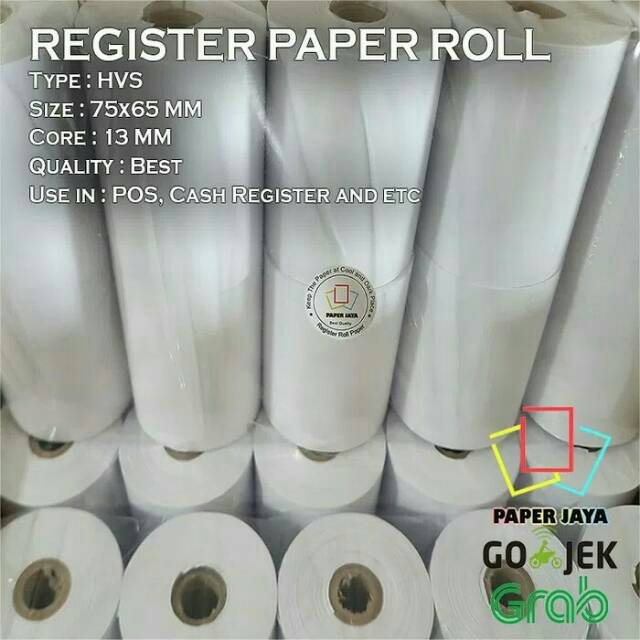 

Kertas Struk HVS 75x65 1 ply Paper Jaya