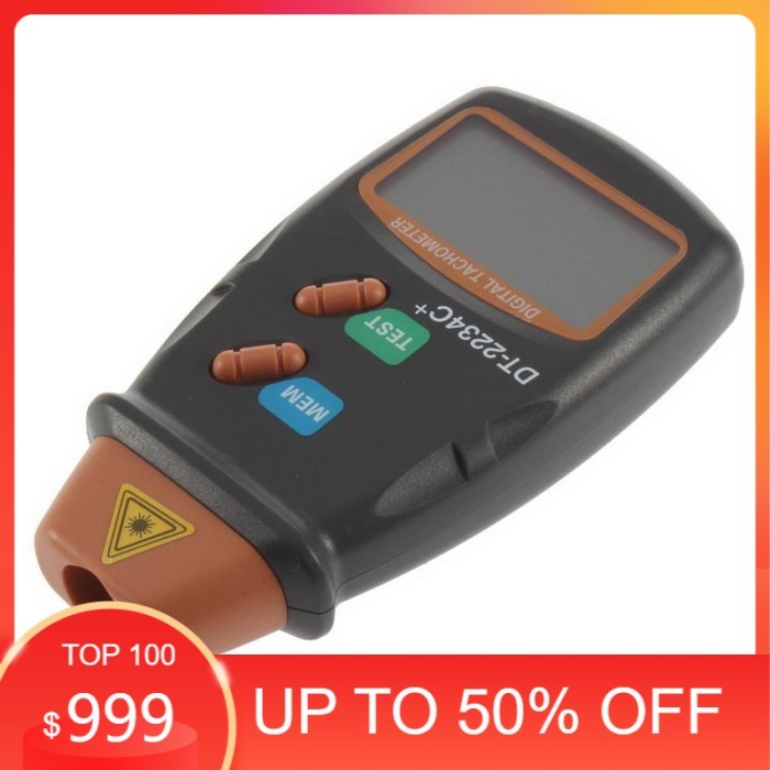 Tachometer Digital Laser untuk RPM -
