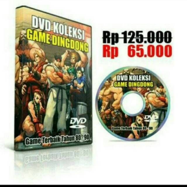 PAKET DVD KOLEKSI GAME DINGDONG GAME RETRO GAME NITENDO GAME SEGA BONUS GAME PSX BEST SELLER