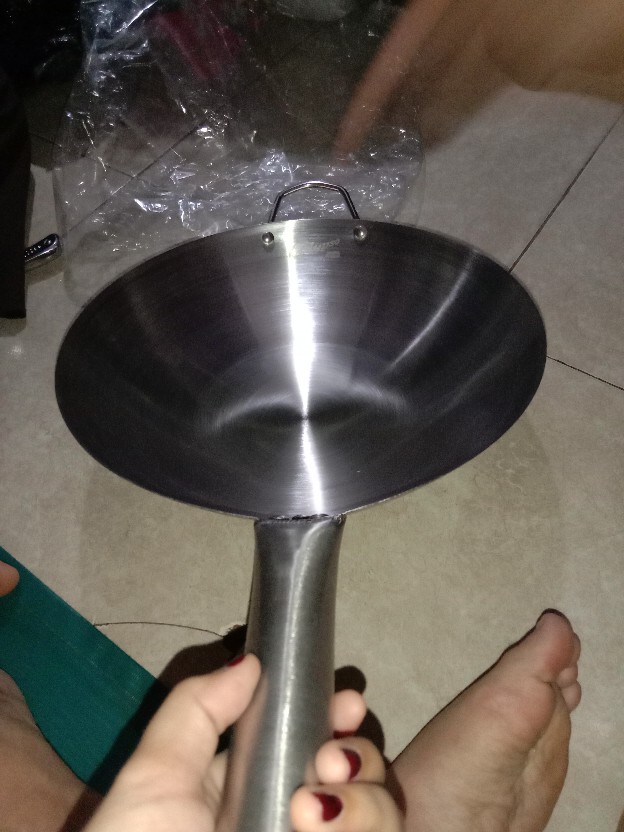 Calypso Kuali 32 Cm Wajan Penggorengan Gagang Stainless Steel 32cm