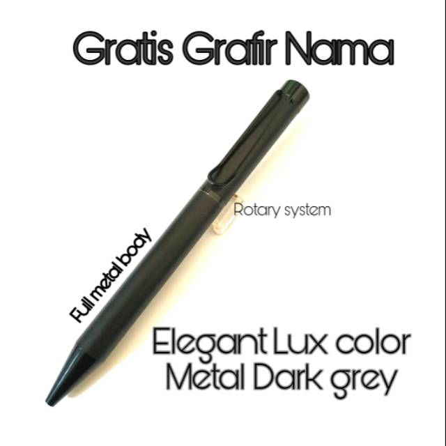 

Pulpen mewah bahan metal anti sidik jari gratis Grafir nama