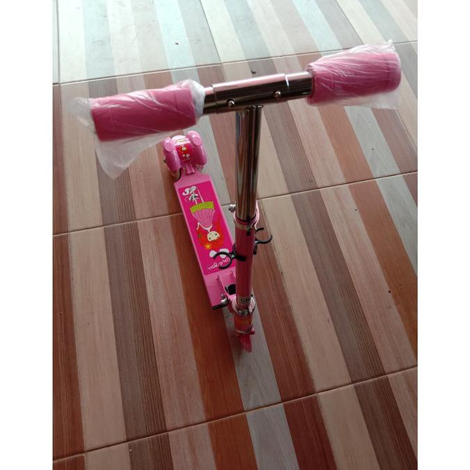 Skuter Scooter Otoped Otopet Besi Anak Bell MURAH khusus warna PINK Star Seller Termurah
