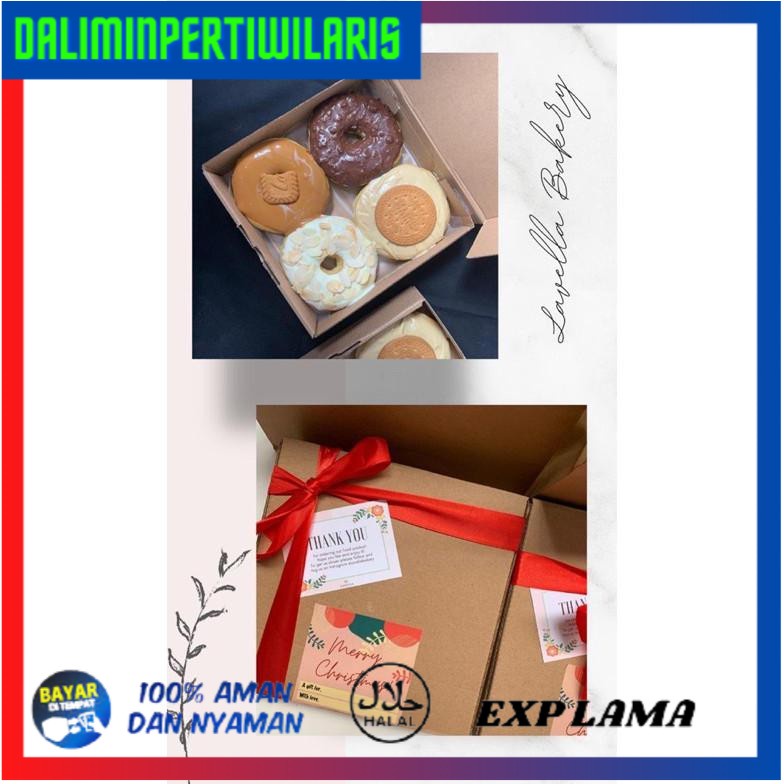 

( BISA COD ) Donat (Donut) Jadul Fluffy Enak | Christmas Hampers / Hampers Natal / Hadiah Natal /