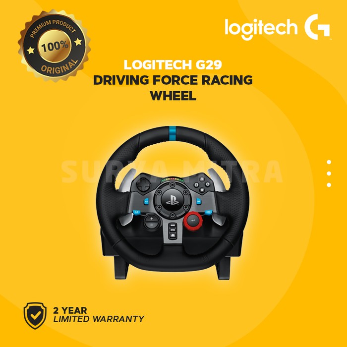 Logitech G29 Driving Force Racing Wheel For PS4 / PS3 - Summer Geek Promo