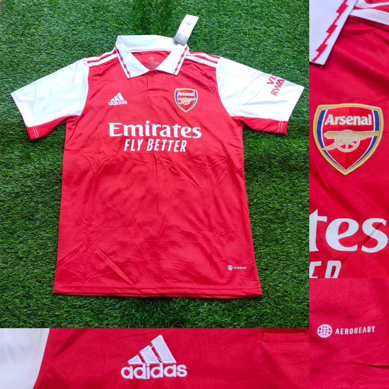 Jersey Arsenalll Home 2022 2023 Grade Ori Import Baju Sepak Bola Pria Dewasa