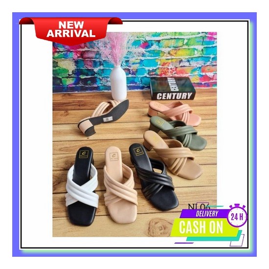Sepasang Sandal Jepit Hak Tahu 3Cm Terbaru Ard044 Sandal Heels Wanita Kekinian Terbaru 2022 Murah Se