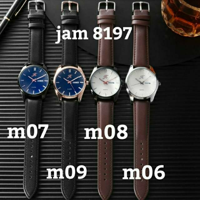 JT 8197 WATCH JIMS HONEY ORI JAM TANGAN ANALOG PRIA AKSESORIS FASHION MEWAH ELEGAN GLAMOR IMPOR