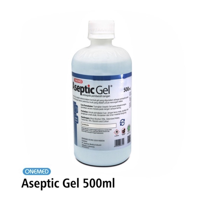 Aseptic gel onemed 500ml refill