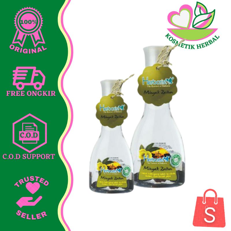 Minyak Zaitun Buat Pijat OLIVE Oil 75ml 150ml Herborist Asli ORIGINAL ORI Minyak Pijit Herborist Her