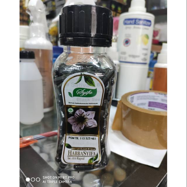Habbasyifa habbatussauda Bubuk isi 210 kapsul original Habba syifa