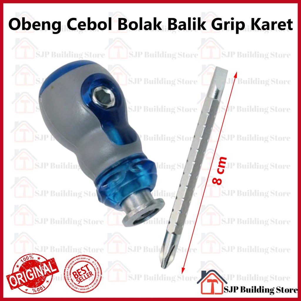 Obeng Screwdriver Cebol Bolak Balik ( +/- ) WOCT