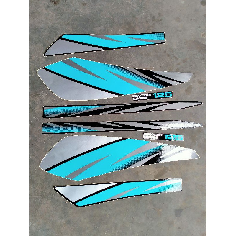 Stiker striping gl max biru