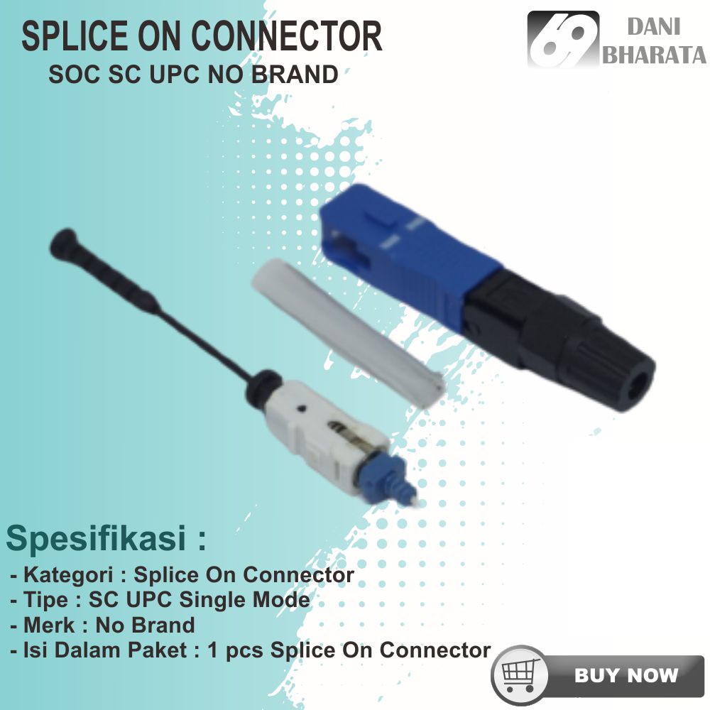 Splice On Connector FTTH Fast Connector Fiber Optik [𝗛𝗶𝗴𝗵 𝗤𝘂𝗮𝗹𝗶𝘁𝘆]