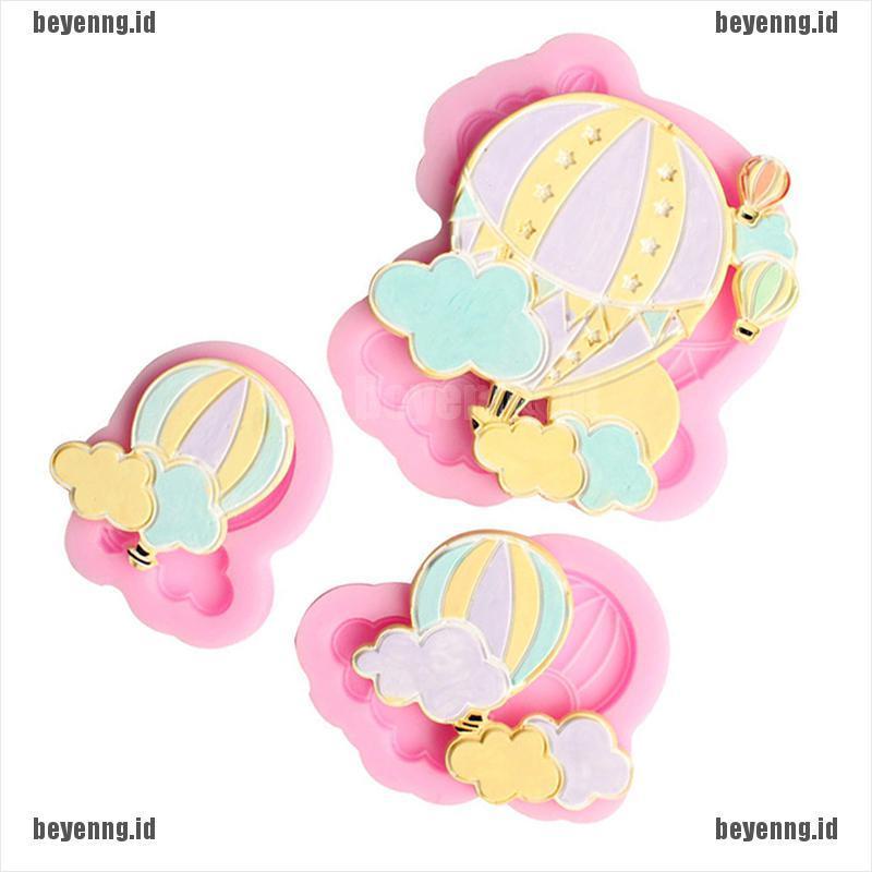 Bey Cetakan Lilin / Gypsum / Clay / Fondant Diy Bentuk Balon Udara Bahan Silikon