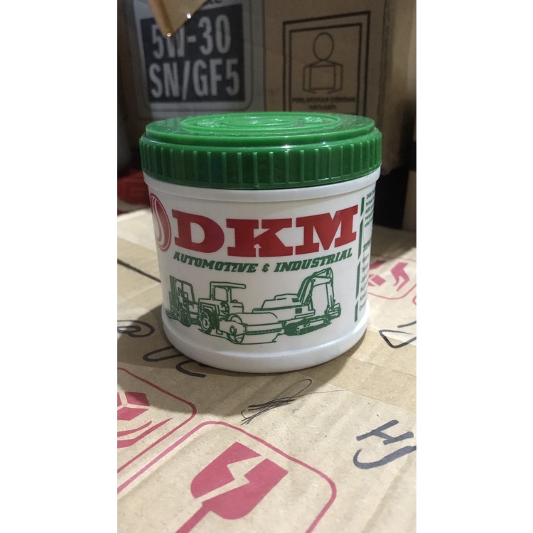 Grease DKM Gemuk DKM Chasis Warna Hijau Kemasan 500gr