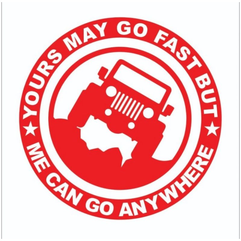 Cutting Sticker Logo Offroad Jeep