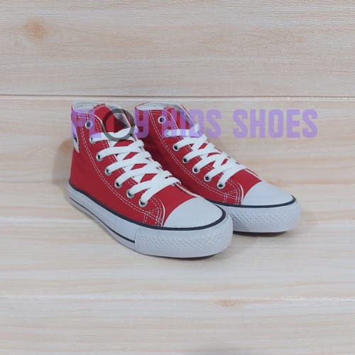 ONE KIDS - SEPATU ANAK LAKI LAKI | SEPATU ANAK PEREMPUAN | SEPATU ANAK USIA 5 6 7 8 TAHUN WARNA MERAH SIZE 31-35