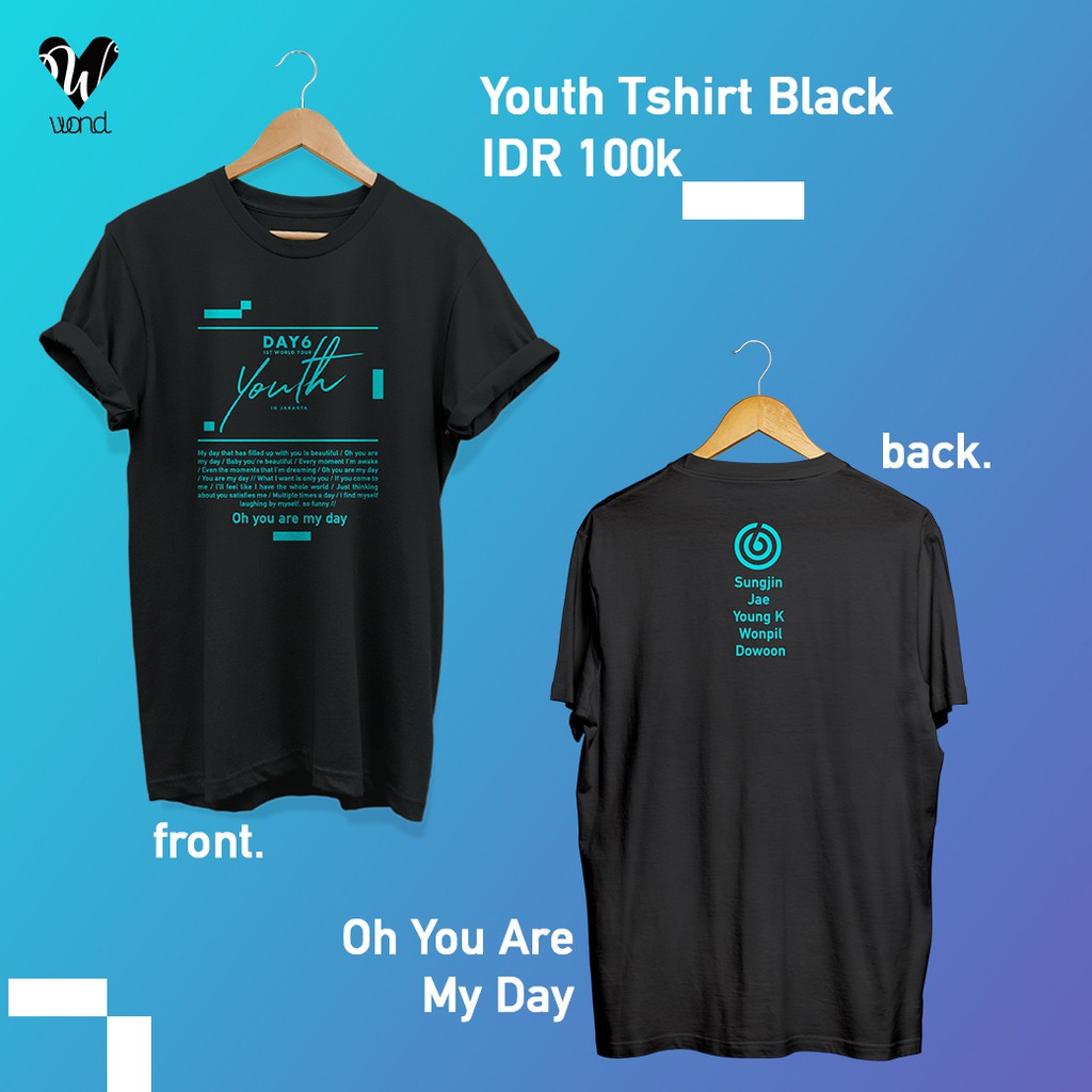 Day6 Youth Tshirt By VVOND