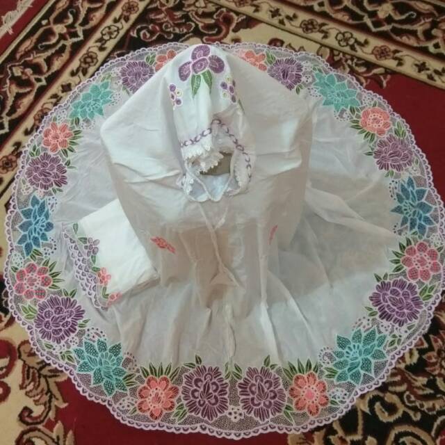 Mukena kerancang katun paris