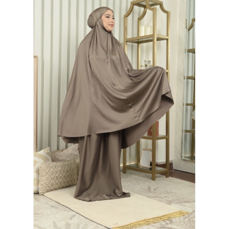MECCA PRAYER SET MUD LOCAL ID / mukena local id mud / mukena satin / prayer set localid