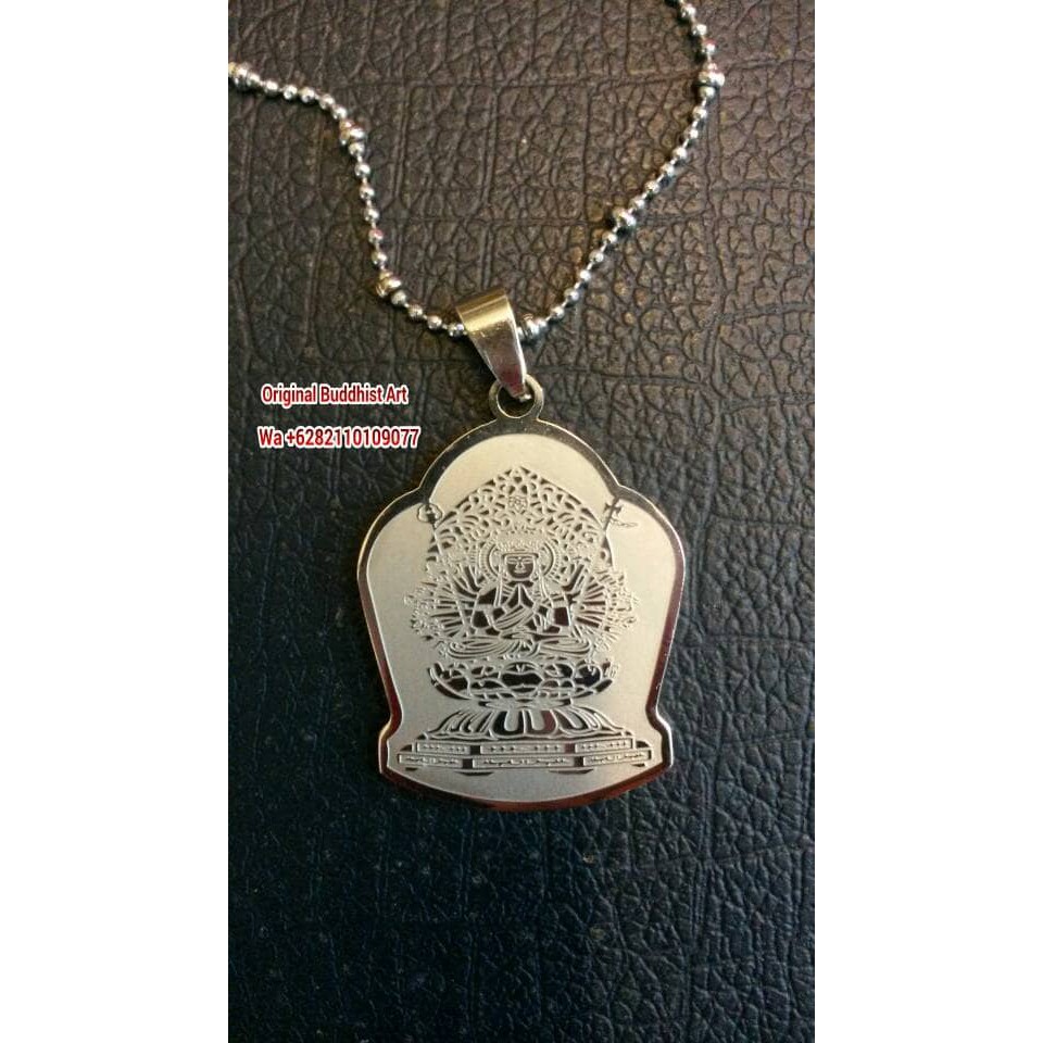 liontin dewi kwan im seribu tangan - qian shou guan yin