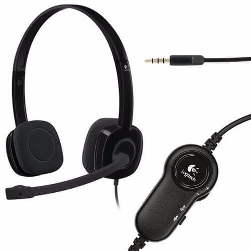 Headset Stereo Logitech H151 Original