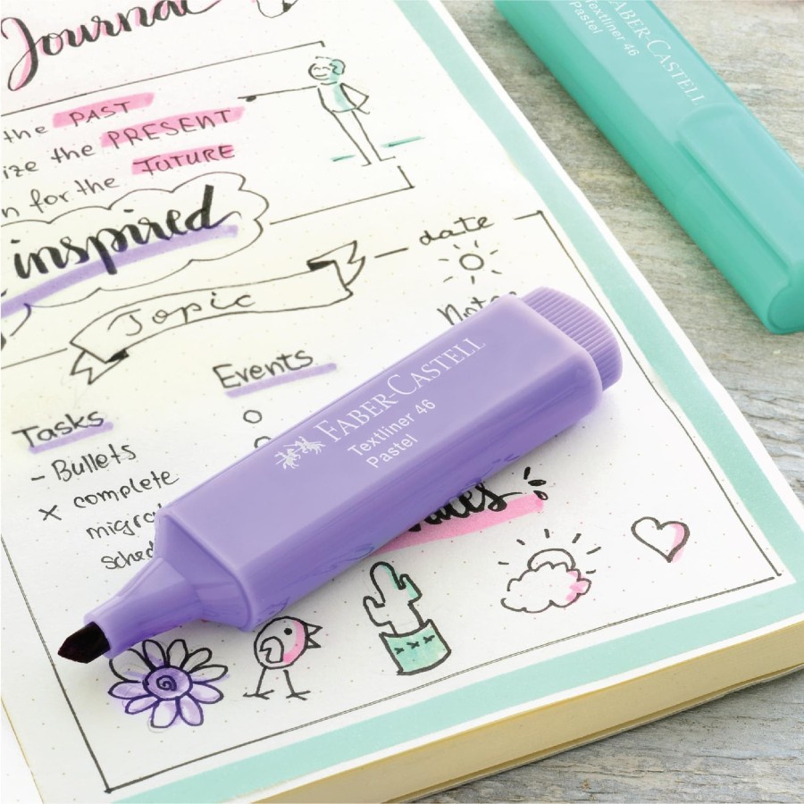 

Faber-Castell Textliner 46 Pastel Lilac Ink / Highlighter Faber Castell Pastel / Textliner 46