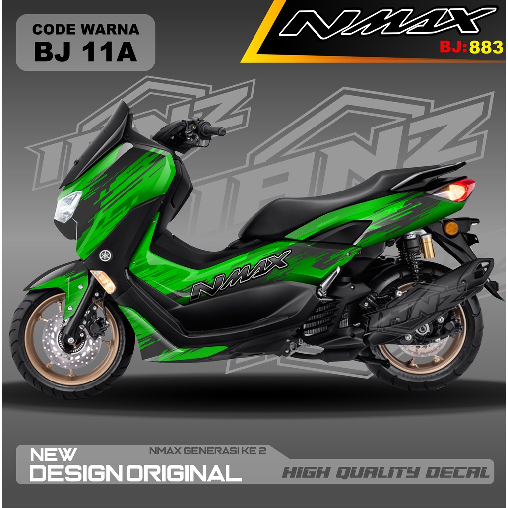 DECAL STICKER NMAX FULL BLOK/ DECAL FULL BODY NMAX / DECAL STIKER FULL BODY NMAX / STIKER DECAL NMAX TERBARU