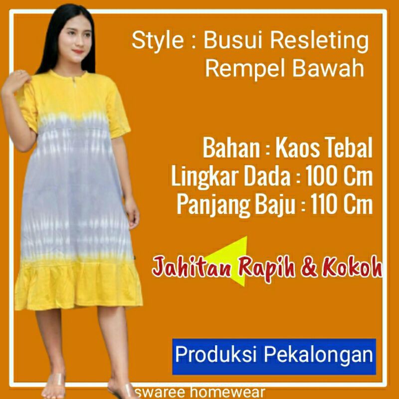 Daster Kekinian Baju Wanita Daster Pekalongan Murah Baju Tidur Wanita Modern Lengan Pendek