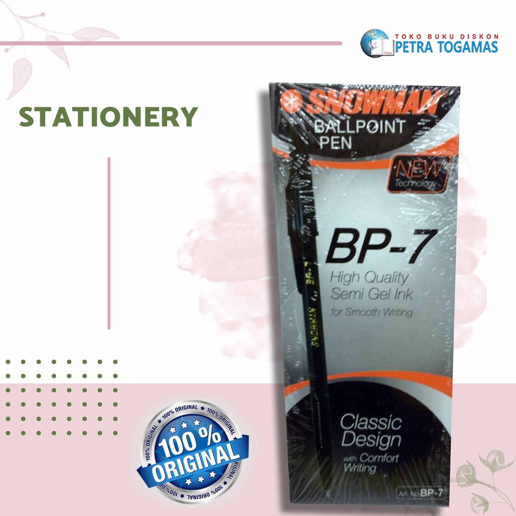 

BALLPEN/BOLPEN/PULPEN/BALLPOINT BP-7/V-1 0.7/S-1 0.7/V-1R 0.7/V-2 0.6/V-6 0.7/V-5 0.7/ SNOWMAN PAK
