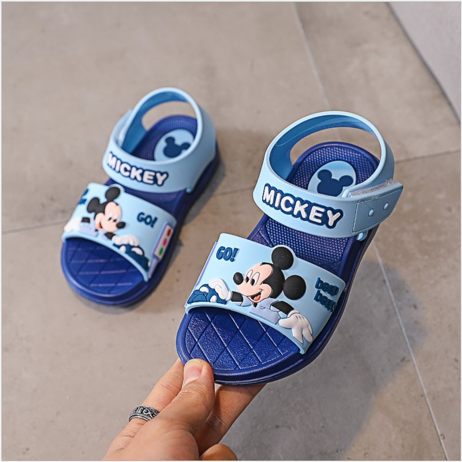 littlekiddoss SH2169 Sepatu Sandal Anak Karakter Kartun Miki Sendal Karet Anak Murah Import