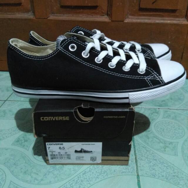 Sepatu sneaker Converse ct ox lean BLACK original 100% new