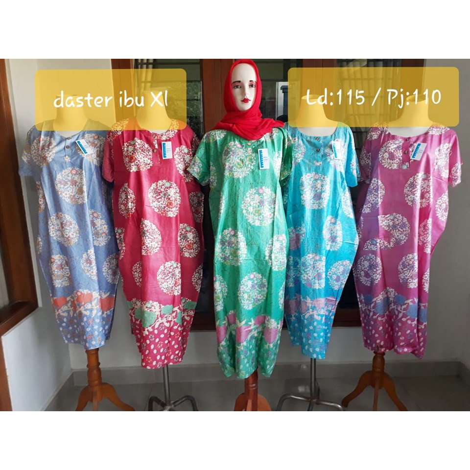 Baju Rumahan Daster Ibu Katun Rayon