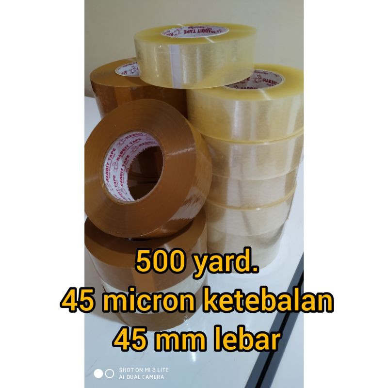LAKBAN 2 INCH x 500 YARD / LAKBAN 45mm 500YARD 300METER / KUALITAS LAKBAN DAIMARU