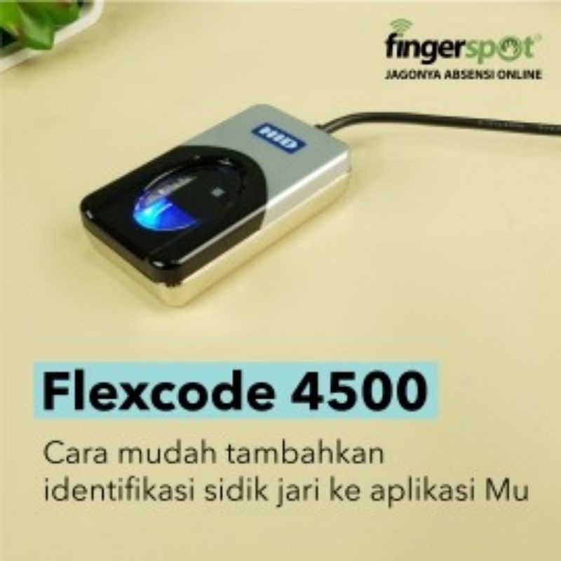 Fingerspot flexcode 4500 u are u digital persona 4500 support bpjs mesin absensi fingerprint reader uareu 4500 + sdk flexcode 4500