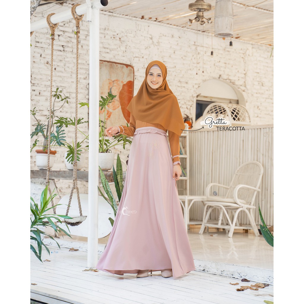 EmmaQueen - Dress Muslim Gretta-Terracotta