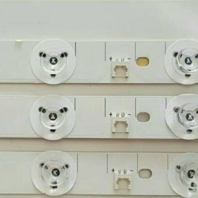 Lampu led backlight tv ori UNIVERSAL 3V 9 KANCING p.52.5CM lensa cekung kecil