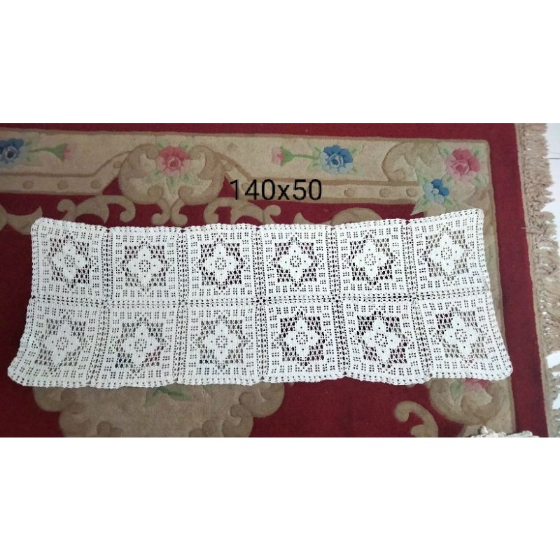 taplak rajut panjang handmade