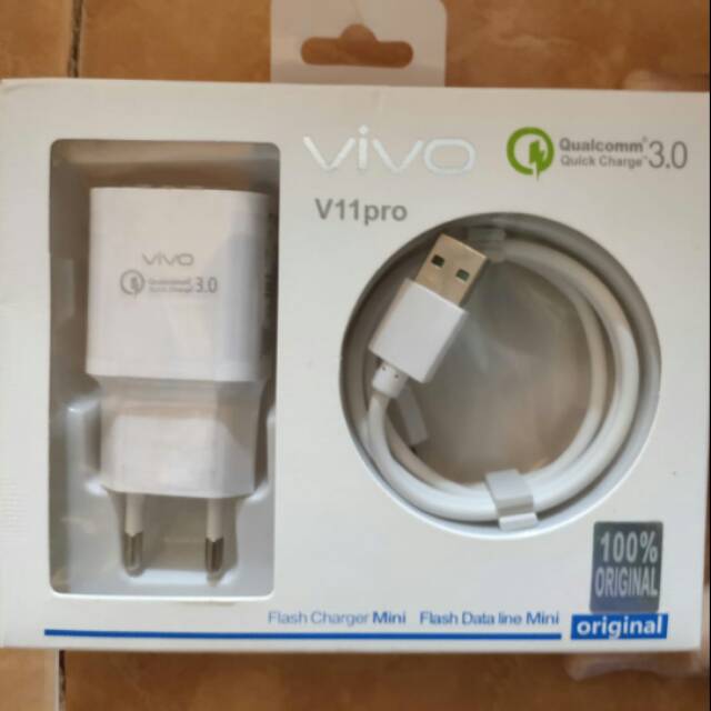 CHARGER VIVO VOOC MICRO USB ORIGINAL 100% / Charger Vivo Fast Charging