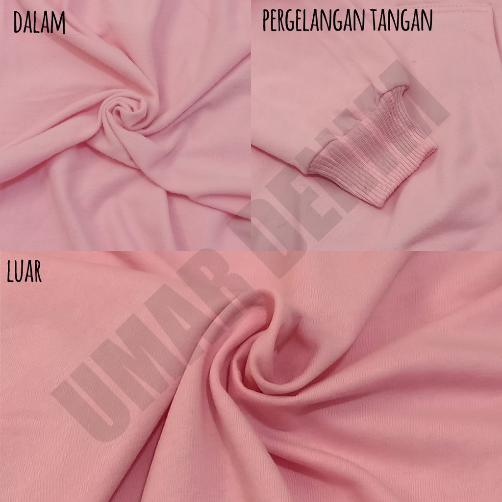 Hoodie Kpop Wanita Pria Korean Bahan Tebal All Size Besar