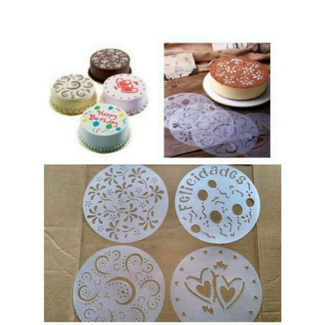 

Stencil Cake 4 Pcs