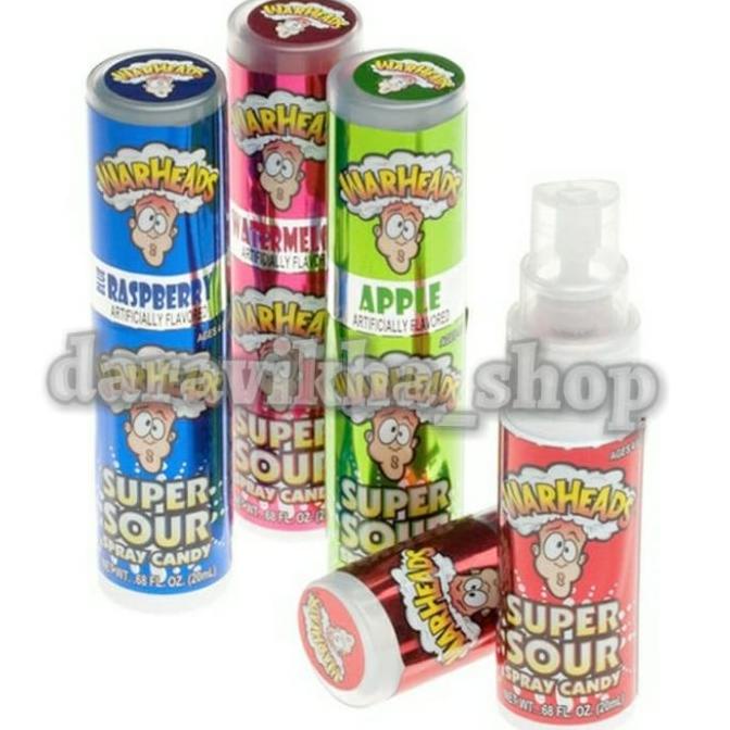 

WARHEADS SUPER SOUR SPRAY CANDY 20ML / PERMEN SEMPROT